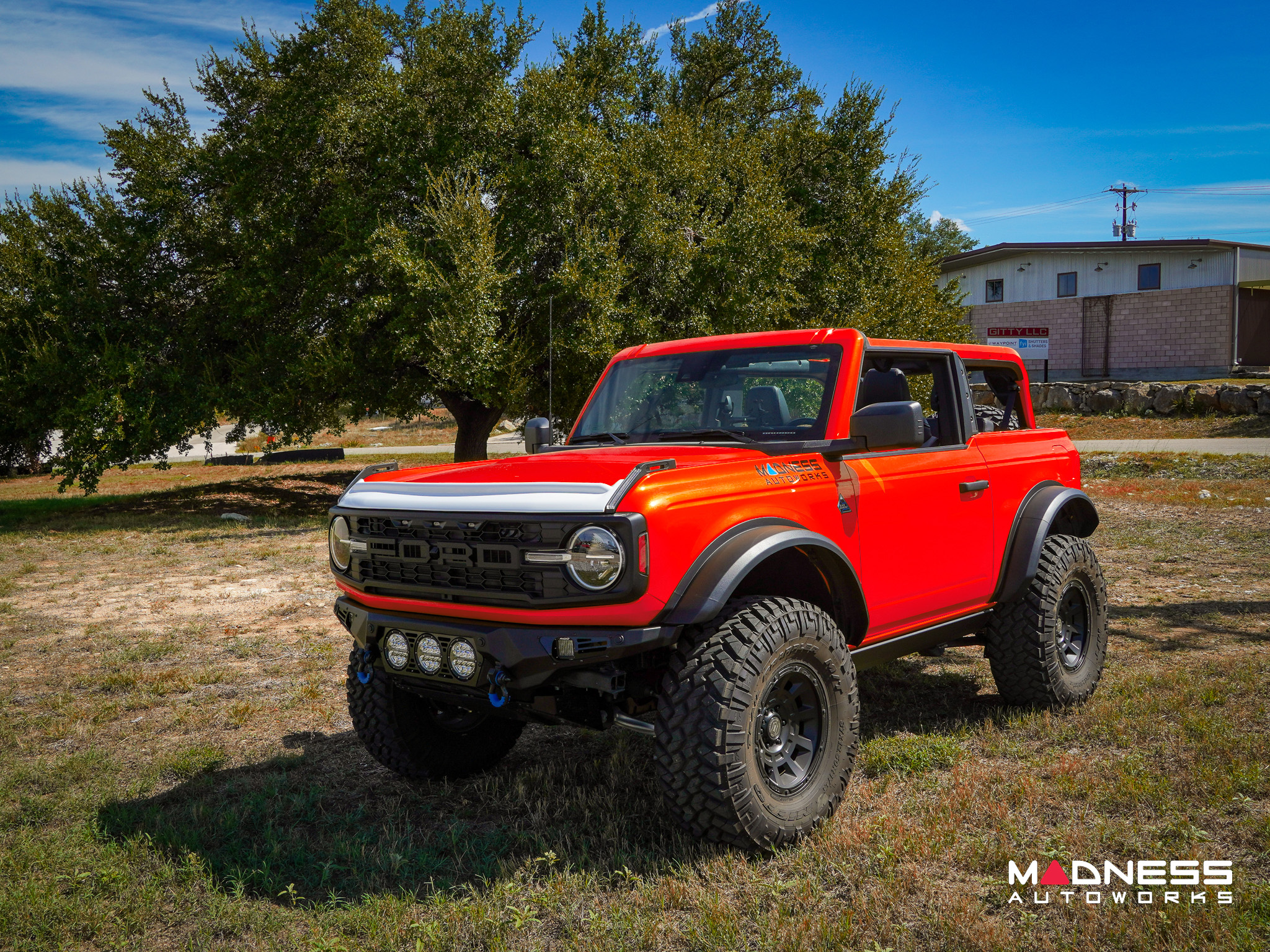 Ford Bronco Hood Deflector - Gloss White